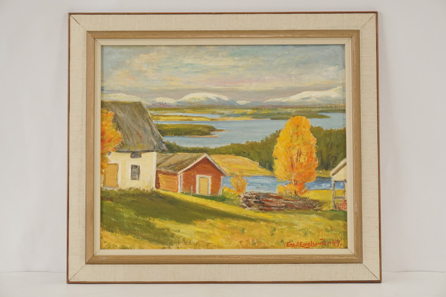 Emil Englund -gård 58x50. M88