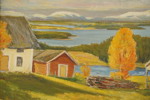 Emil Englund -gård 58x50. M88