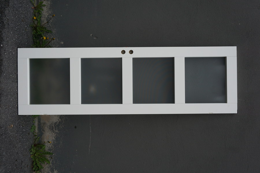 Dörr med frostat glas 7-21. H506