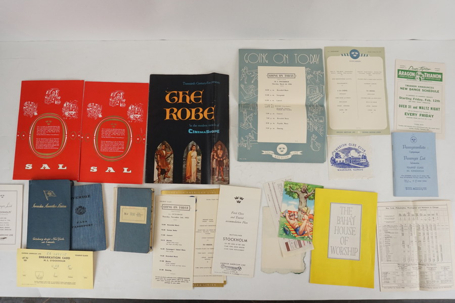 Emigrant dokument , pass mm. A176