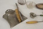 Vintage Bordsborste med skyffel mm. A181