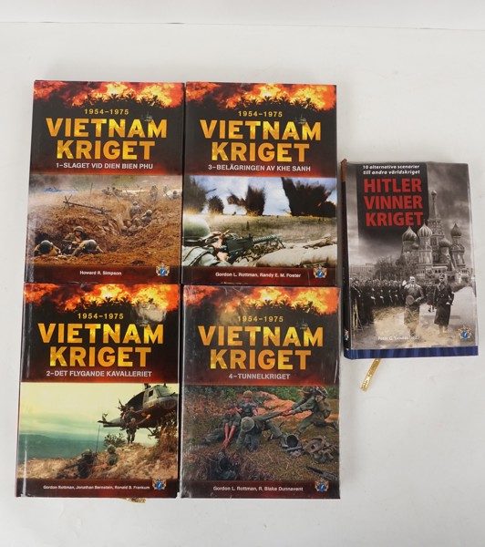 Böcker Vietnam kriget mm. A164/