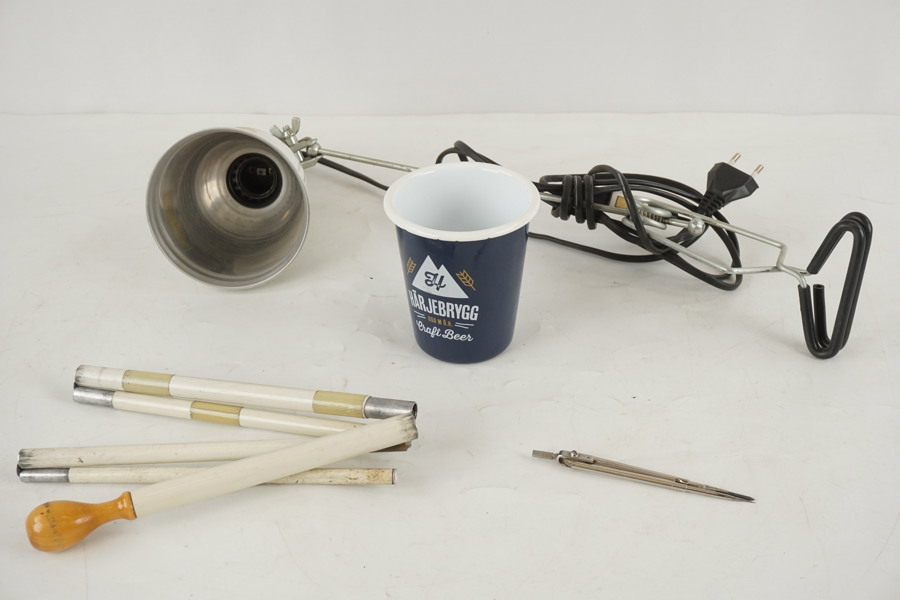 Härjebrygg, Klämlampa, Vit käpp mm. A189/