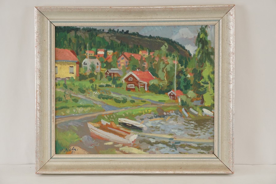 R. Polder Bostadsområde vid sjö 67x56. M58/