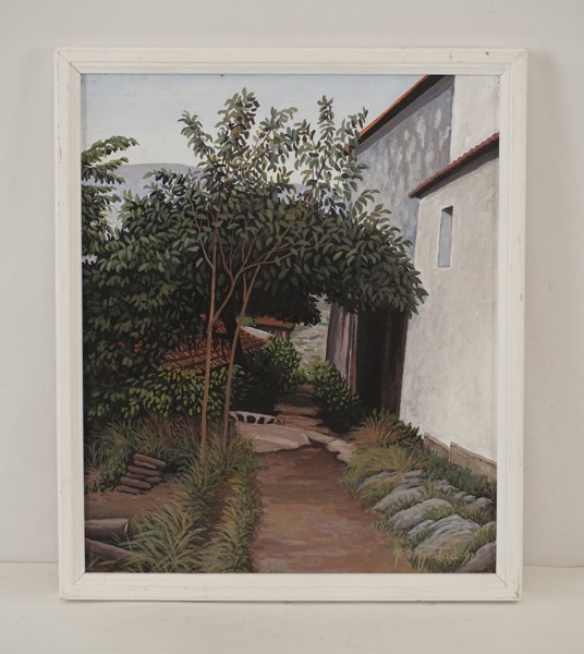 K. Otto Myrstad -innergård 27x32. M104/