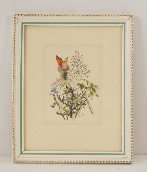 Fjäril, decorative bild 16x20. M112/