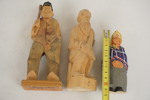 4st Träfigurer fåglar mm. A15
