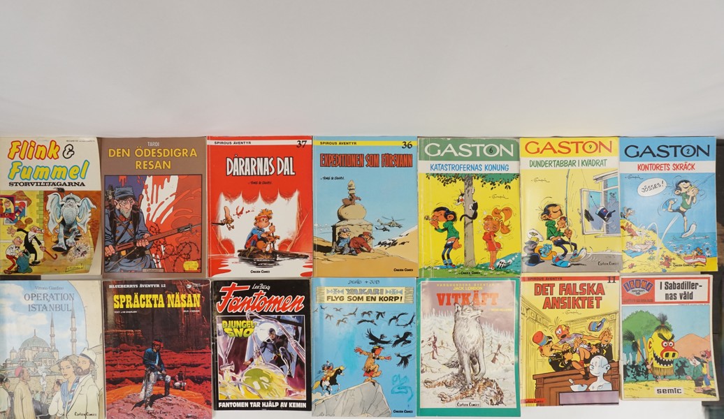 Jultidningar Fantomen, Gaston mm. A19