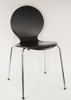 Stol svart. B6
