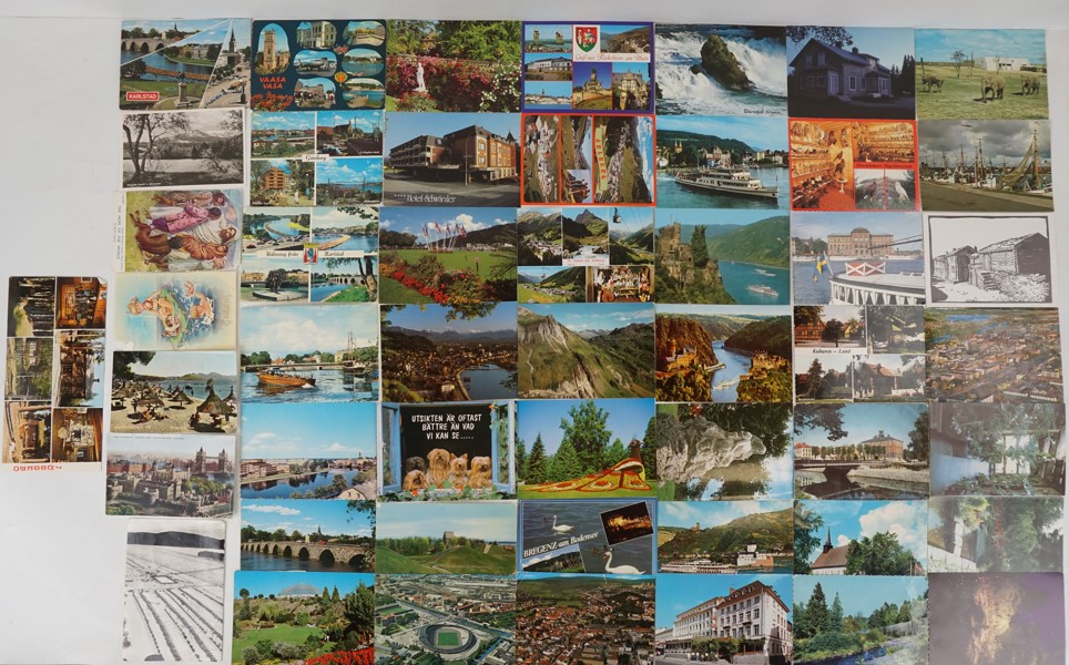 Brevkort/vykort Lund mm. A55