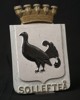 Sollefteå stadsvapen i metall. A72