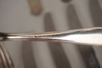 Bestick i nysilver. A86