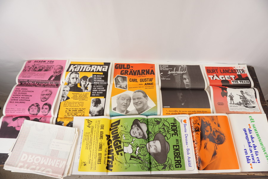 Vintage filmaffischer Kattorna mm. A88