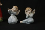 Vintage angelfigurer i porslin/keramik. G37/