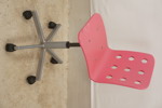 IKEA barn kontorsstol rosa. B114/