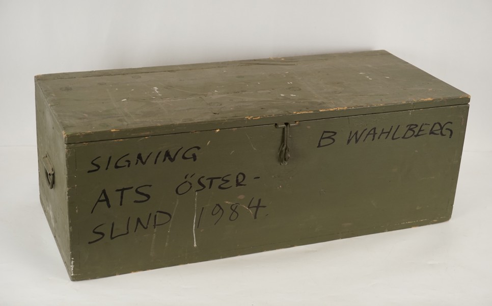 Militärlåda, grön. B91