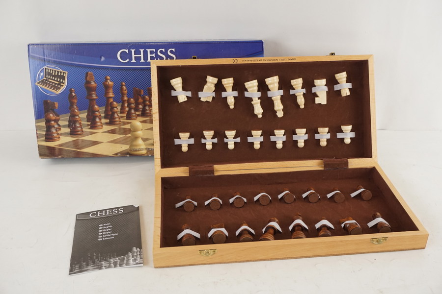 Chess Schack och schackbräde. A149