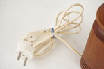 Vintage bordslampa i teak. A167