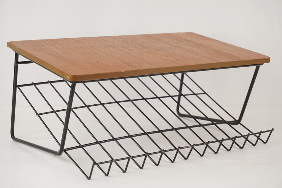 Vintage Telefonhylla i teak. A169