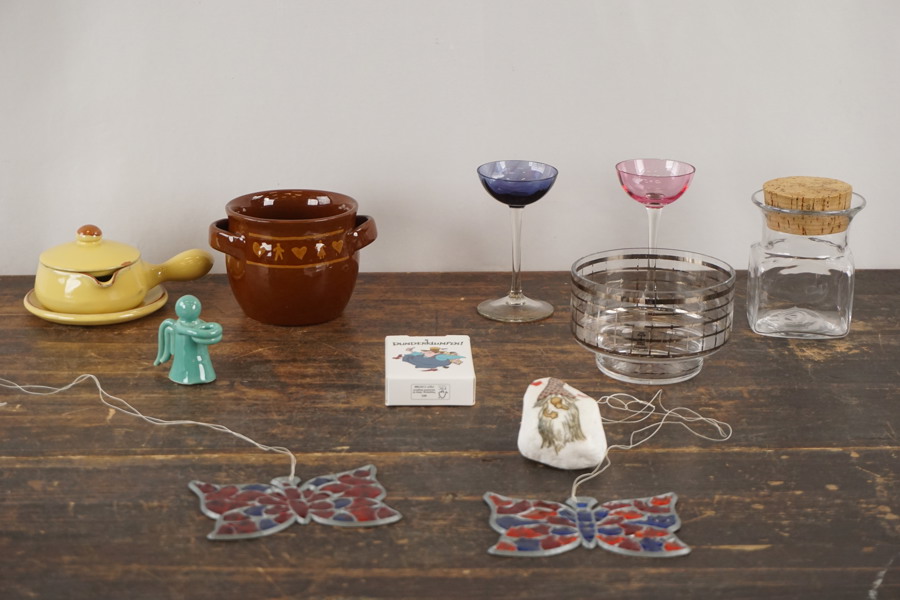 Skruf Sweden skål, krus mm. A177