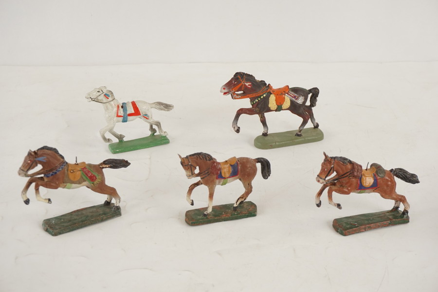 Vintage Hästmodeller Elestolin Tyskland. A201