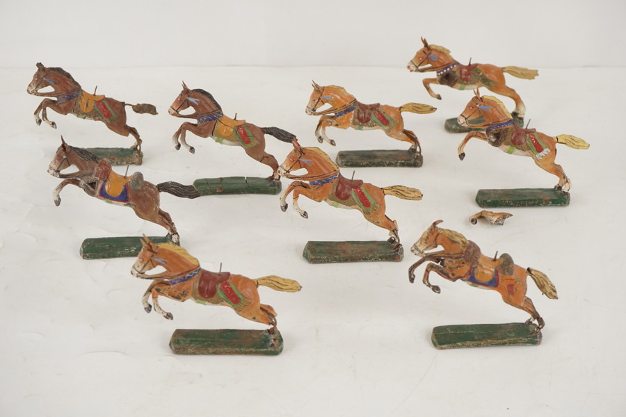 Vintage Hästmodeller Elestolin Tyskland. A202