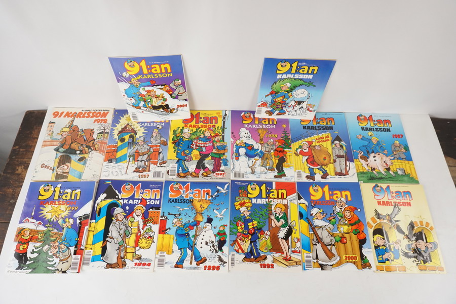 91:an Karlsson serietidningar. A208