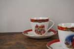 Disney Jul, Stefan Lindahl kaffe koppar med fat. G1