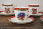 Disney Jul, Stefan Lindahl kaffe koppar med fat. G1