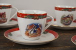 Disney Jul, Stefan Lindahl kaffe koppar med fat. G1