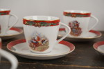 Disney Jul, Stefan Lindahl kaffe koppar med fat. G1