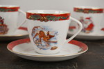 Disney Jul, Stefan Lindahl kaffe koppar med fat. G1