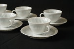 Arabia Friedl Holzer-Kjellberg kaffekoppar i porslin. G8