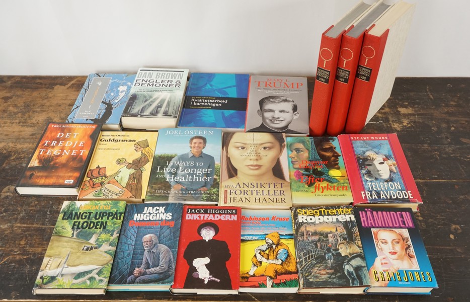 19st Böcker Nordisk kriminal Krönika mm. BC56