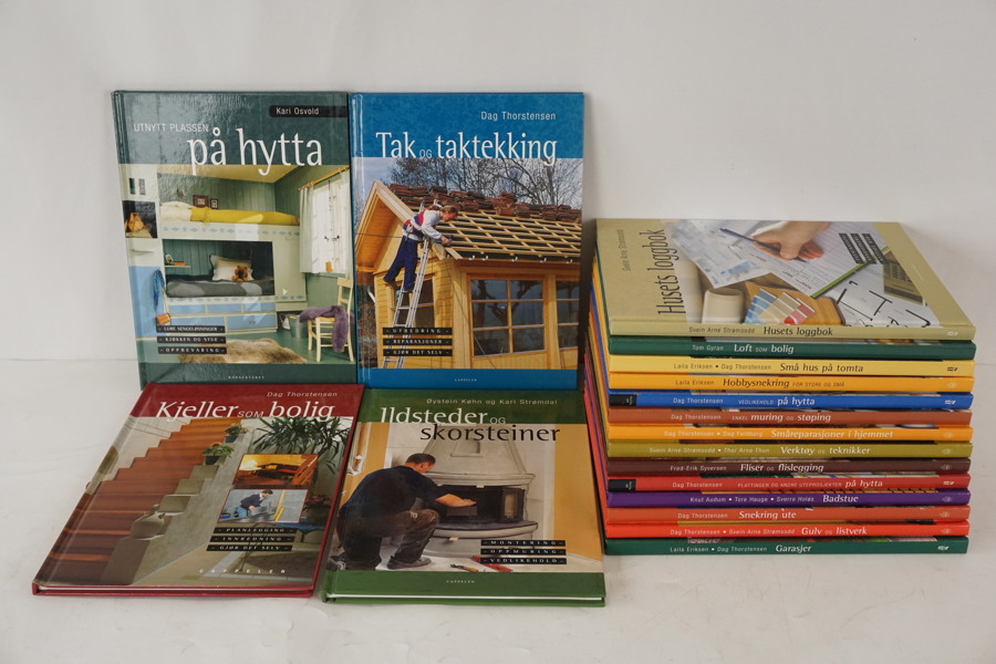 18st Gjør det selv böcker på norska mm. BC77