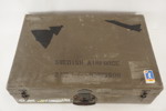 Militär koffert/resväska Swedish Airforce. B84