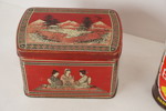 Vintage 4st Plåtburkar Edwards mm. A13/