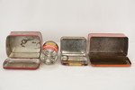 Vintage 4st Plåtburkar Edwards mm. A13/