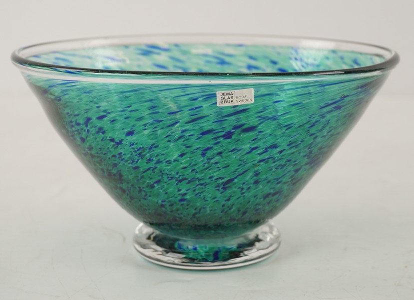 Boda skål grön. G28/