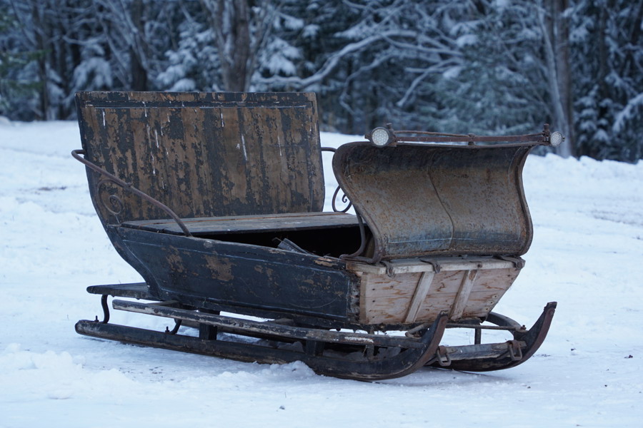 Antik Skrinda hästvagn mm. B11/