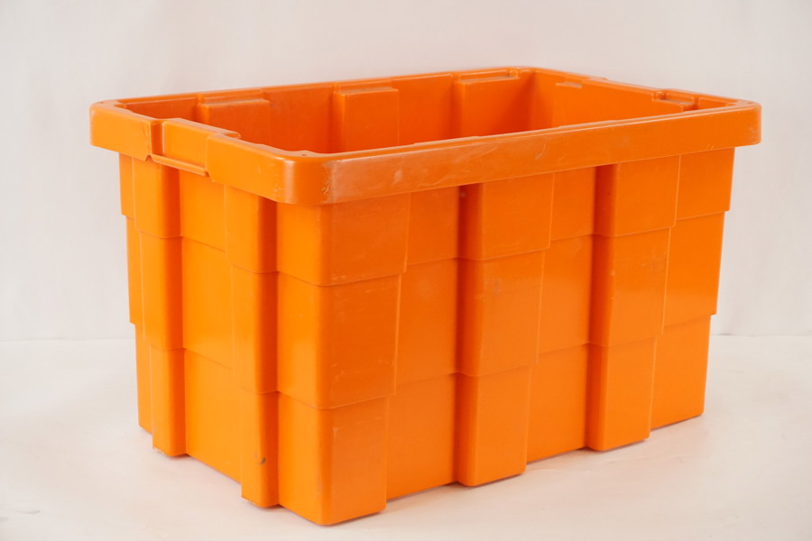 Gustavsberg Plastlåda orange. B32/