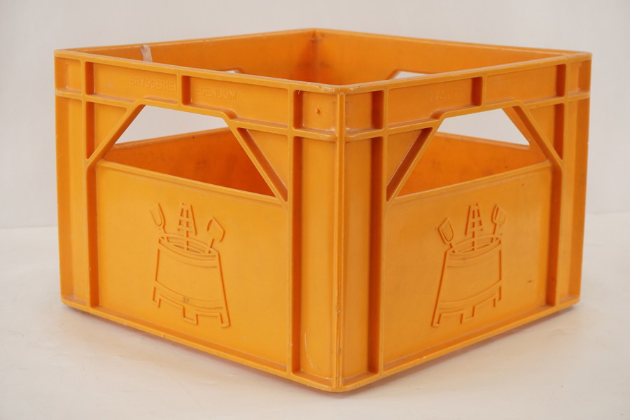 Bryggeriplastlåda orange. B33/