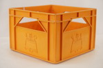Bryggeriplastlåda orange. B33/
