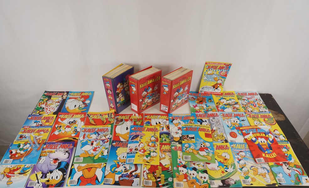 Walt Disney´s Kalle Anka & co serietidningar 2002-04. BC47/