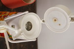 Vintage pumptermos, bordslampa mm. BC309/