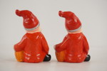 2st Vintage jultomtar ljusstake. G22