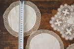 Vintage bordsdekoration / underlägg virkad. A54