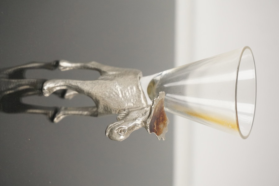 Älg Börje Tennung Snapsglas. A74