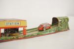 Vintage leksak bilstation. A79