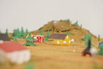 Modell miniatyr landskap. D41/
